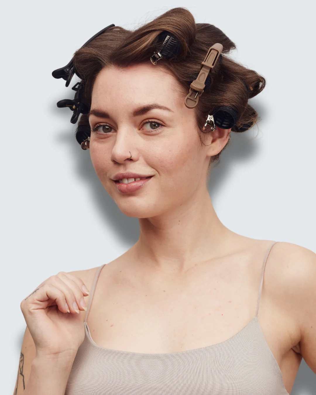 Alligator Hair Clips, 3-pack, Koffie - Image 3