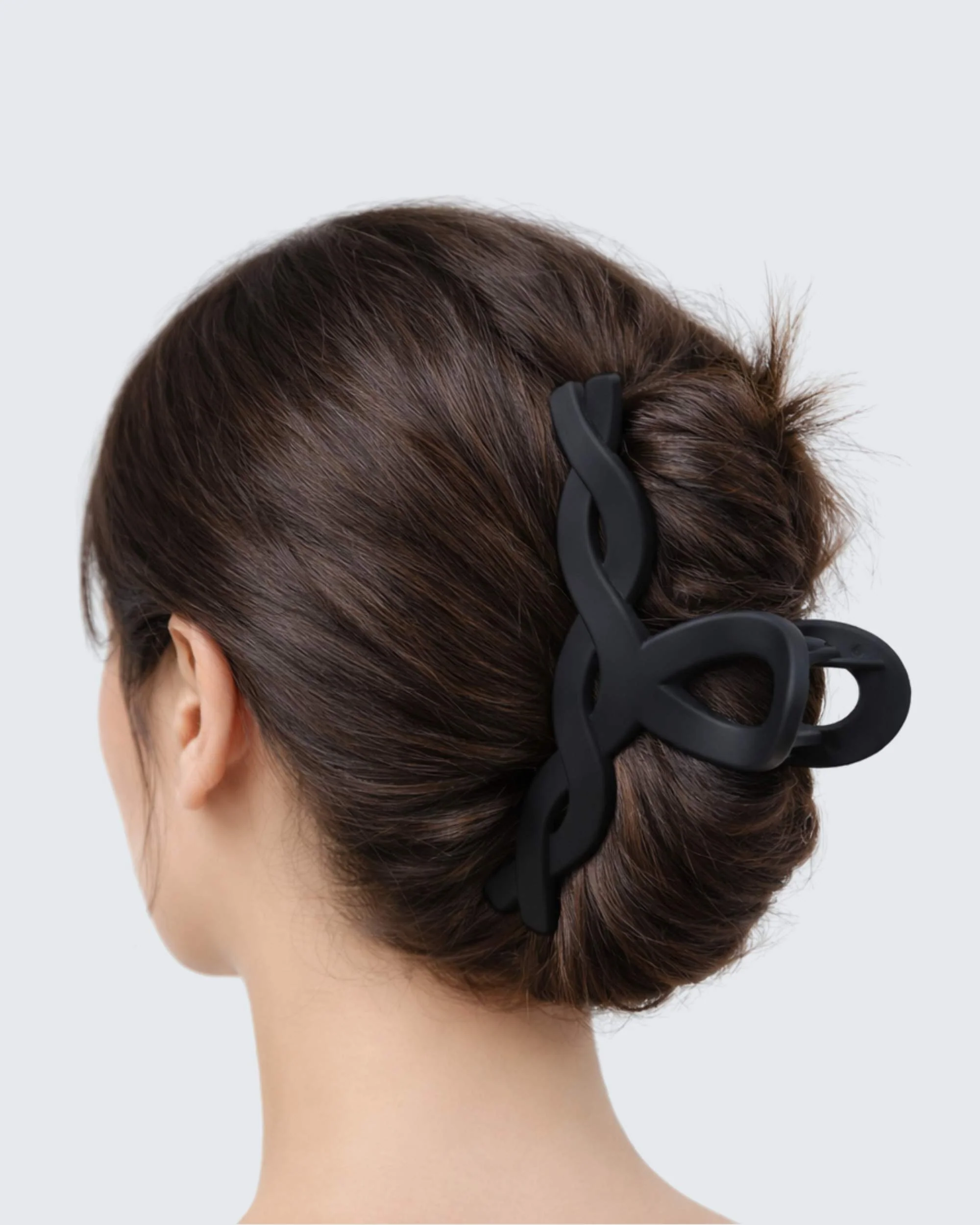 Medium Claw Hair Clips, 3-Pack, Zwart - Image 2