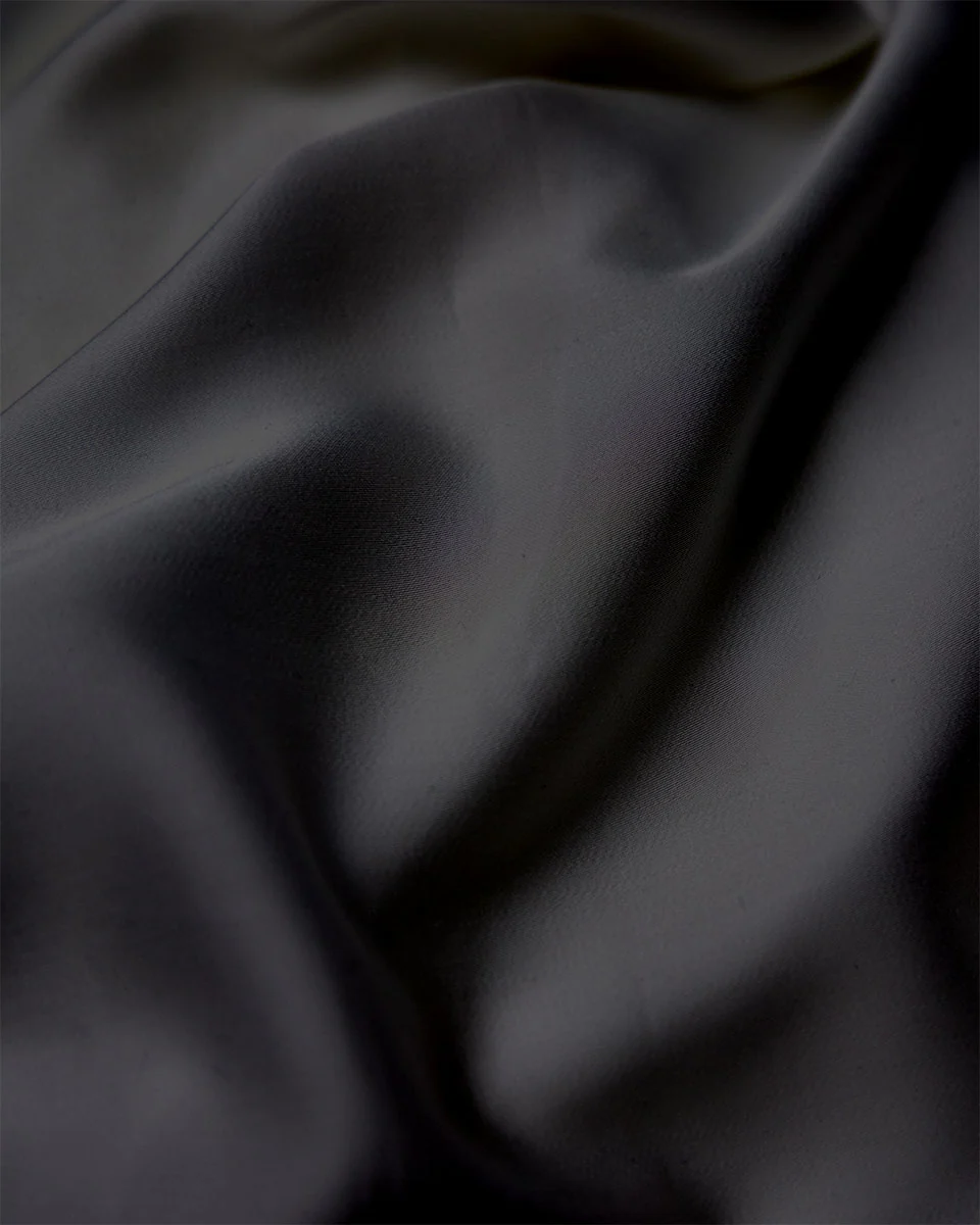 Silky Bamboo Duvet Cover, Gitzwart - Image 5