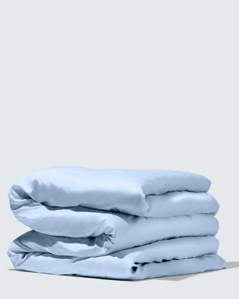 Silky Bamboo Duvet Cover, Helder blauw