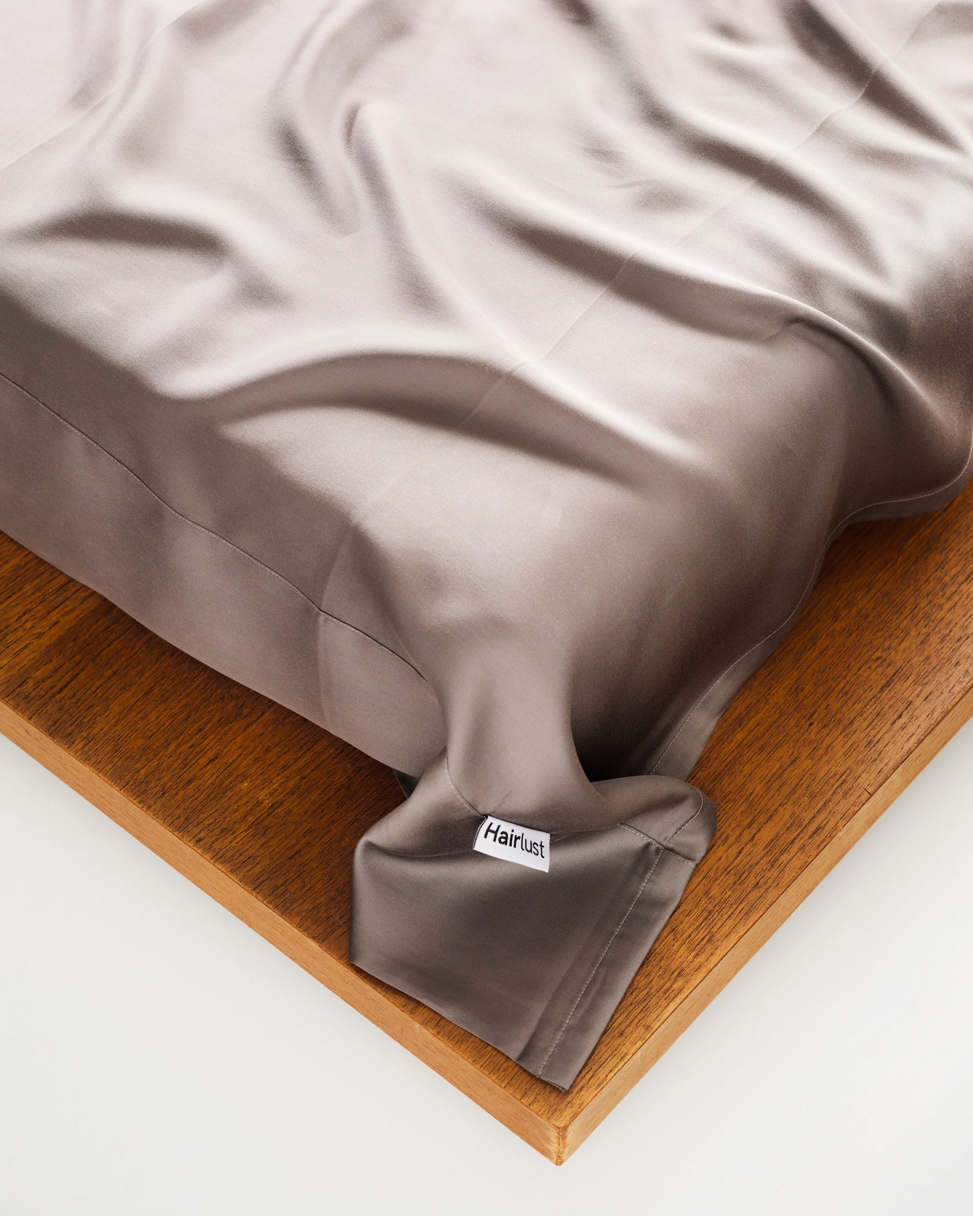 Silky Bamboo Flat Sheet, Donkere truffel - Image 2