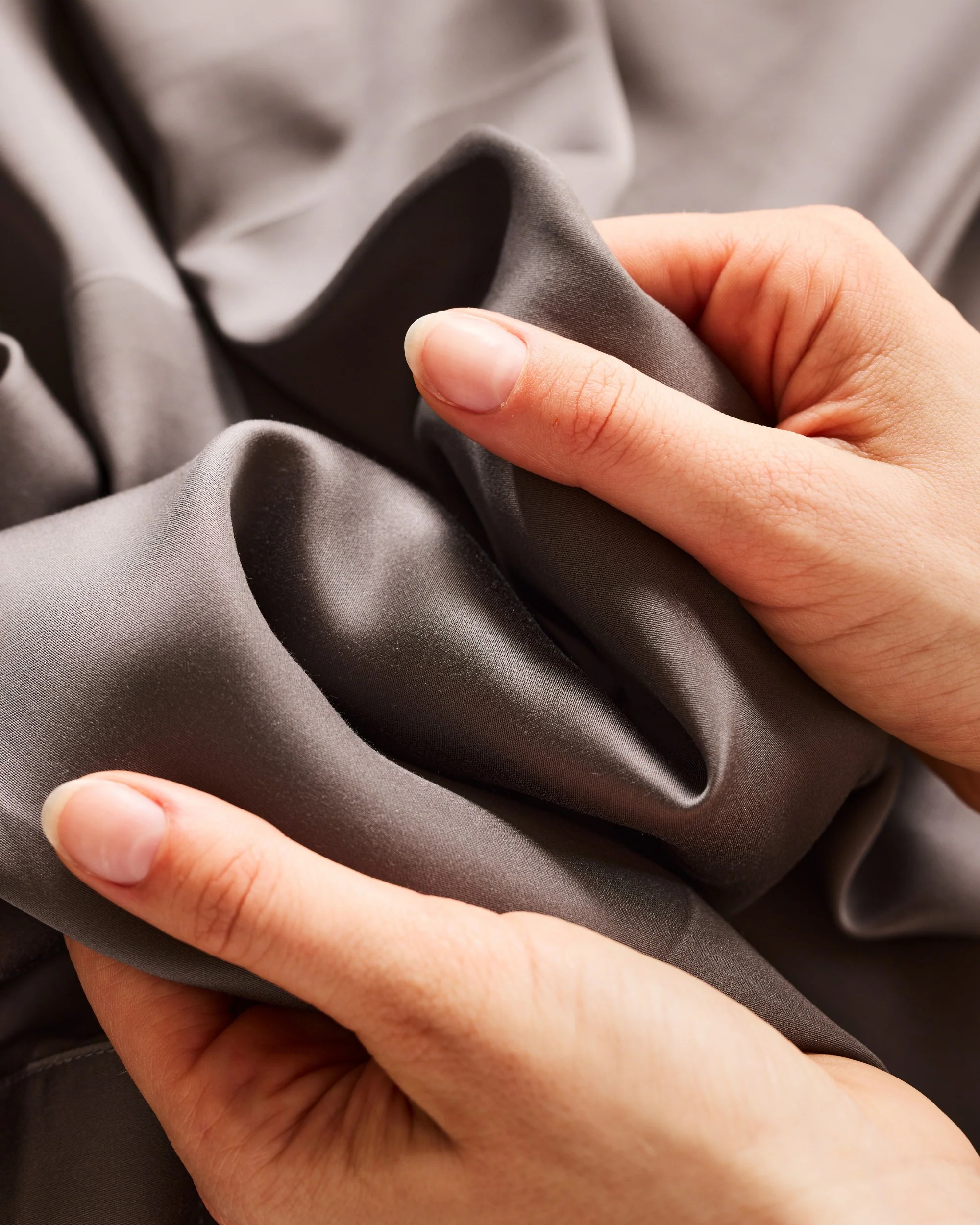 Silky Bamboo Flat Sheet, Donkere truffel - Image 3