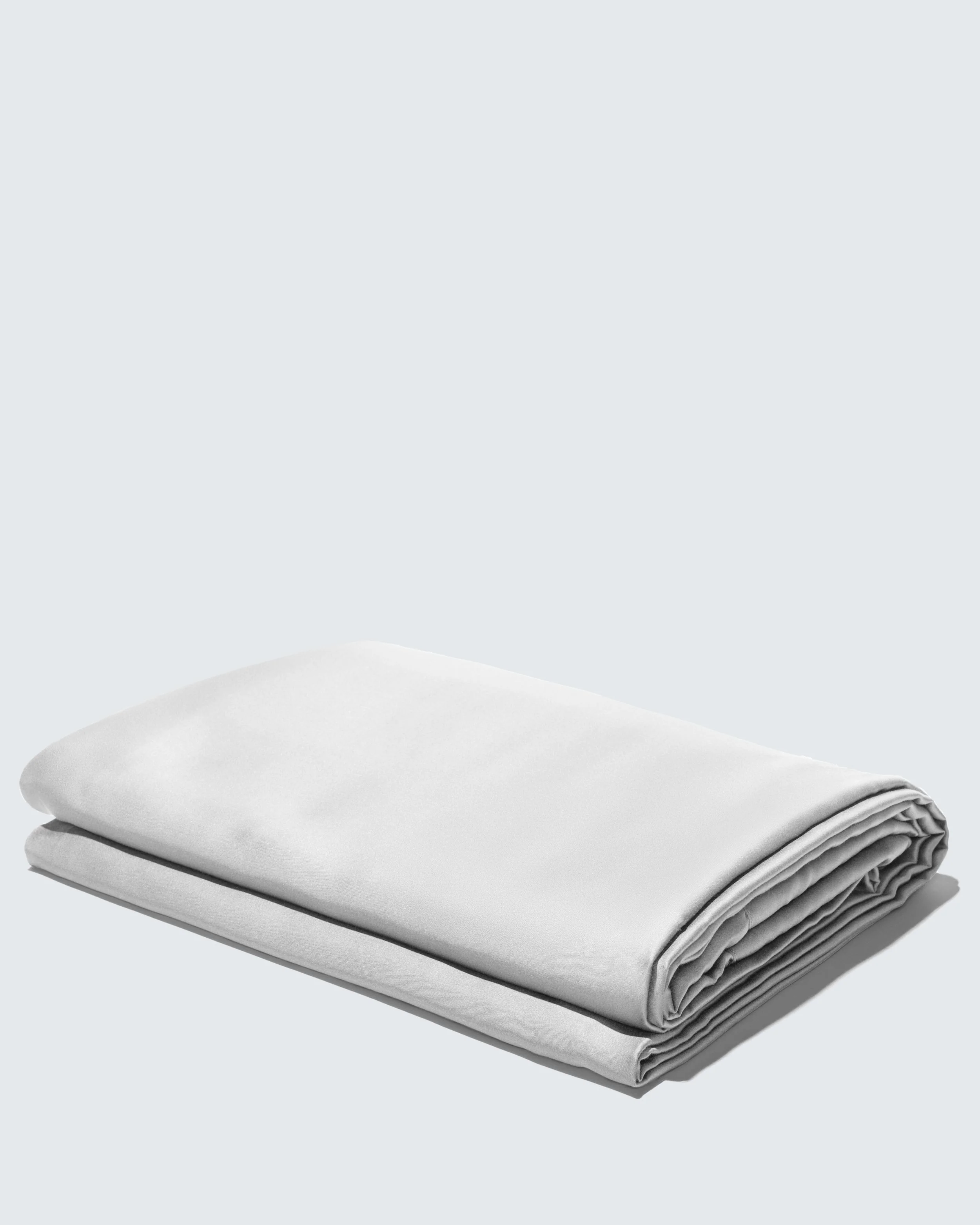 Silky Bamboo Flat Sheet, Zacht grijs