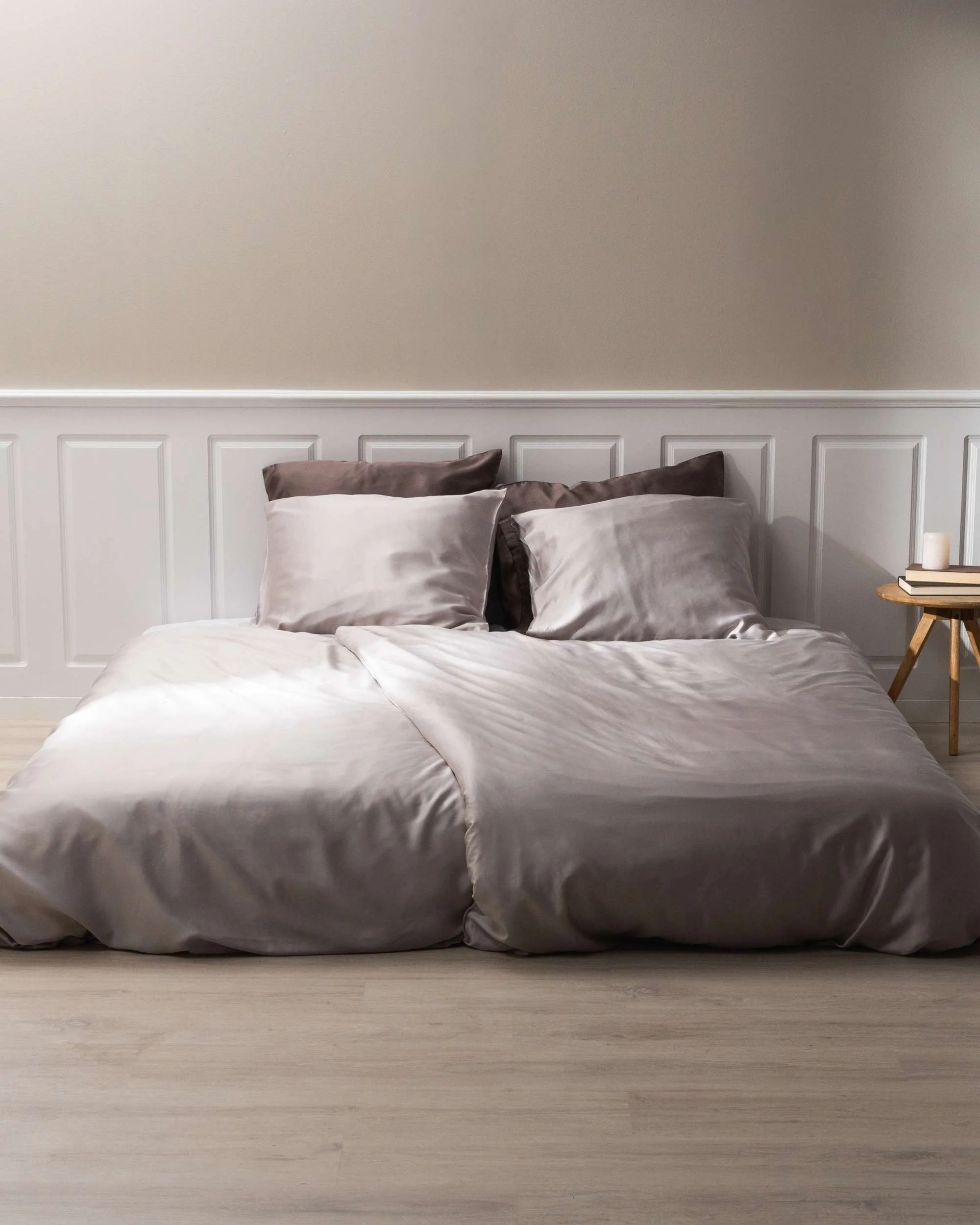Silky Bamboo Pillowcase, Zacht grijs - Image 2