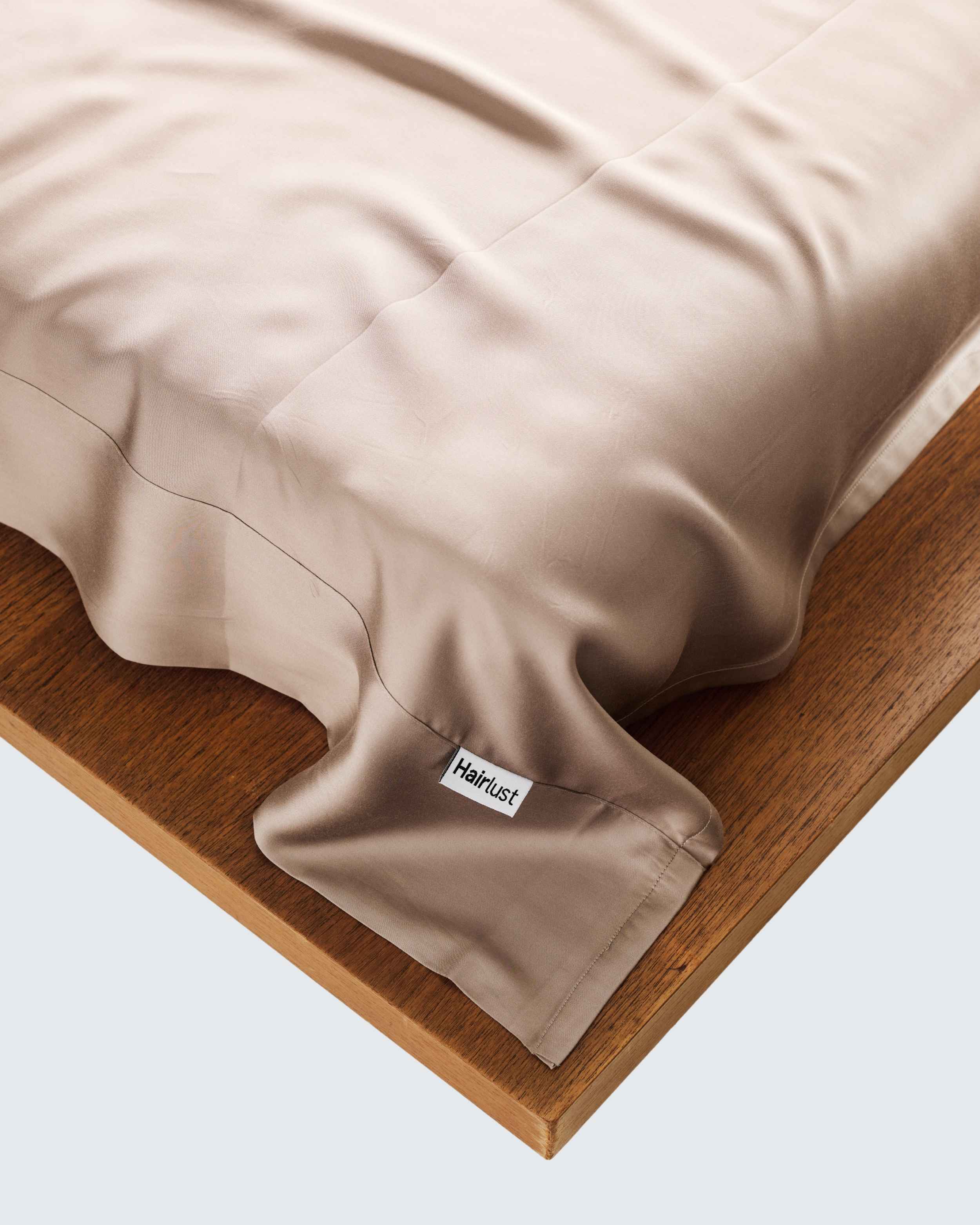 Silky Bamboo Flat Sheet, Taupe - Image 2